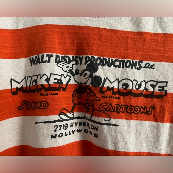 Disney 100th Anniversary Striped T-Shirt, Medium - Picture 3 of 4